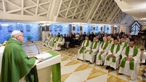 Papa Francisco celebra a Missa na Santa Marta - Foto: Vatican Media