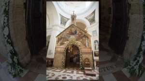 A Porciúncula dentro da Basílica de Santa Maria dos Anjos
