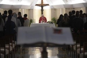 Papa celebra a missa na Casa Santa Marta - Foto: Vatican Media