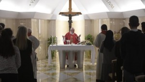 Papa celebra a missa na Casa Santa Marta - Foto: Vatican Media