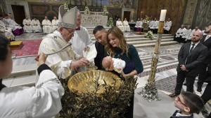 Papa Francisco - Santa Missa na Festa do Batismo do Senhor - Foto: Vatican Media