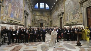 Papa reunido com o corpo diplomático - Foto: Vatican Media